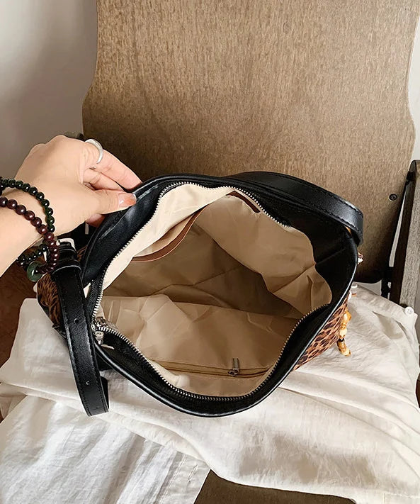 Sac Bandoulière Femme Grande Capacité Décontracté avec Bandoulière Ajustable 4
