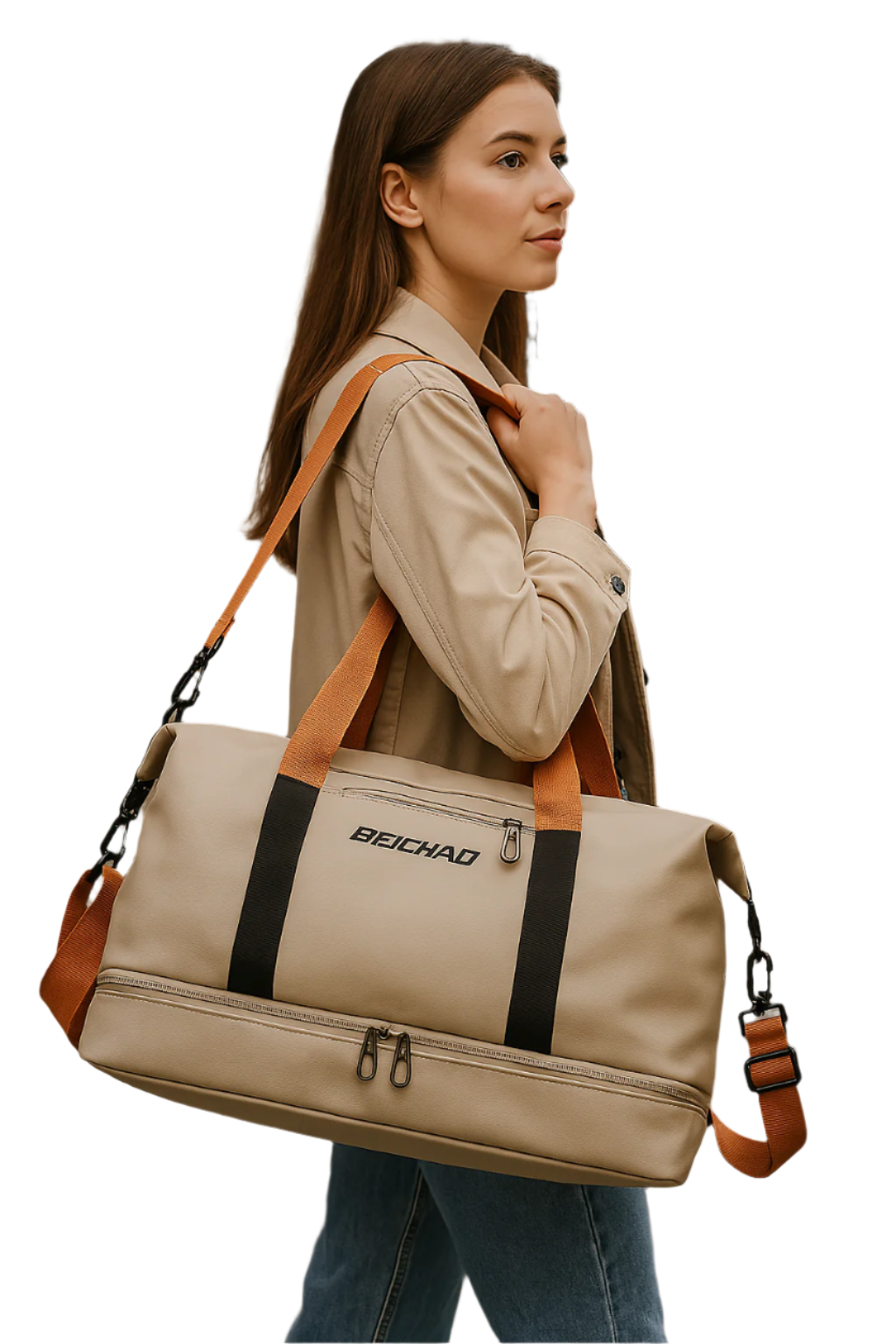 Sac Tote Bag Femme Pratique Tissu Oxford 0
