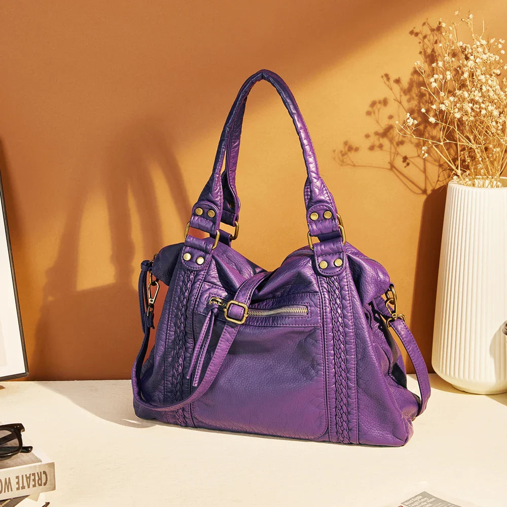 Sac à Dos Vintage Pratique pour Étudiants avec Poches Organisées 6