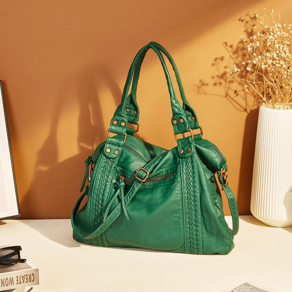 Sac à Dos Vintage Pratique pour Étudiants avec Poches Organisées 7