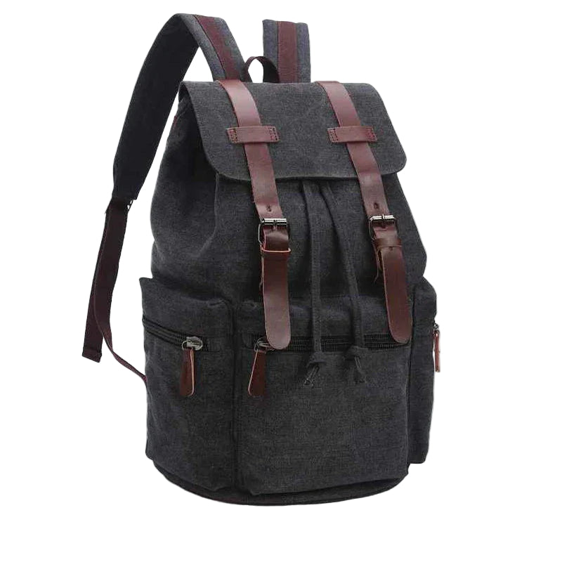 Sac à dos pour hommes avec rabat et poches pratiques 0