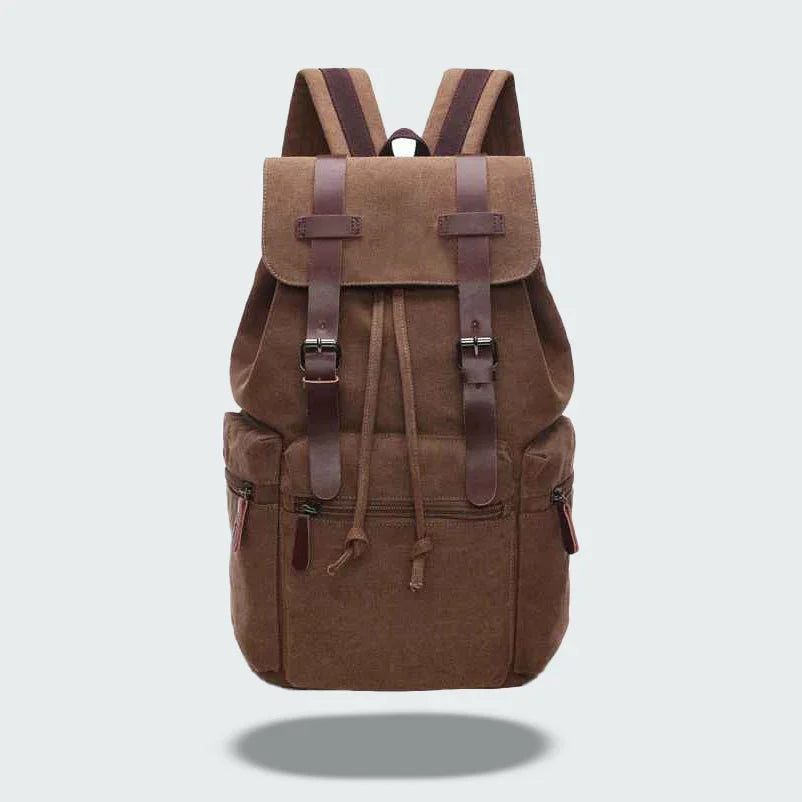 Sac à dos pour hommes avec rabat et poches pratiques 1