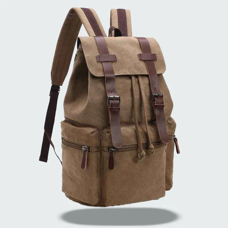 Sac à dos pour hommes avec rabat et poches pratiques 4