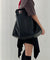 Sac à main en simili cuir noir pour femme, grande capacité 1