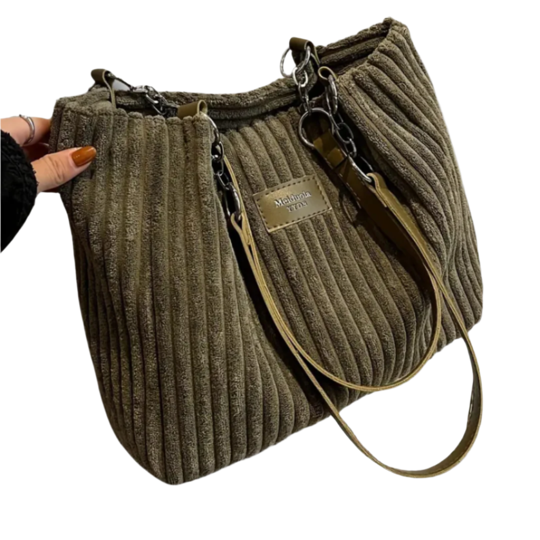Sac à main femme Élégant Corduroy Minimaliste 1