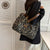 Sac fourre-tout imprimé léopard pour femme en toile 4