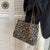 Sac fourre-tout imprimé léopard pour femme en toile 5