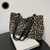 Sac fourre-tout imprimé léopard pour femme en toile 6