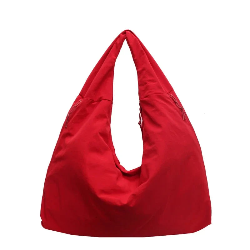 Sac fourre-tout pour femmes design minimaliste en tissu souple 9