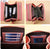 Sac à Main Femme Rose Élégant Imperméable Anti-Vol Tissu Haute Qualité-5