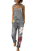 Salopette en Denim Sans Manches pour Femme 0