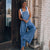 Salopette en Jean Femme Style Élégant