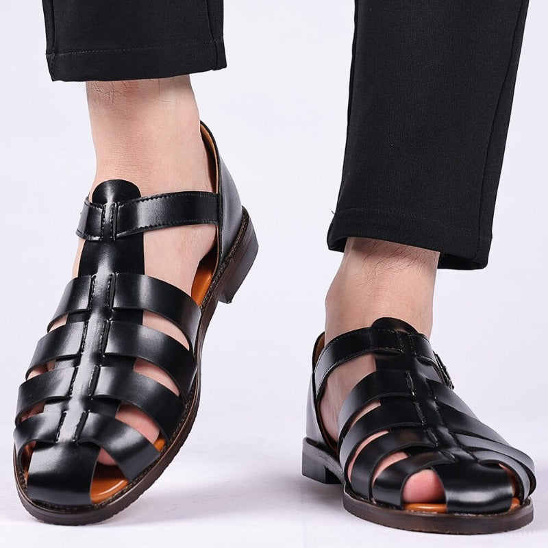 Variant image for Sandales Homme Cuir Élégantes Design Moderne Confort Optimal-41