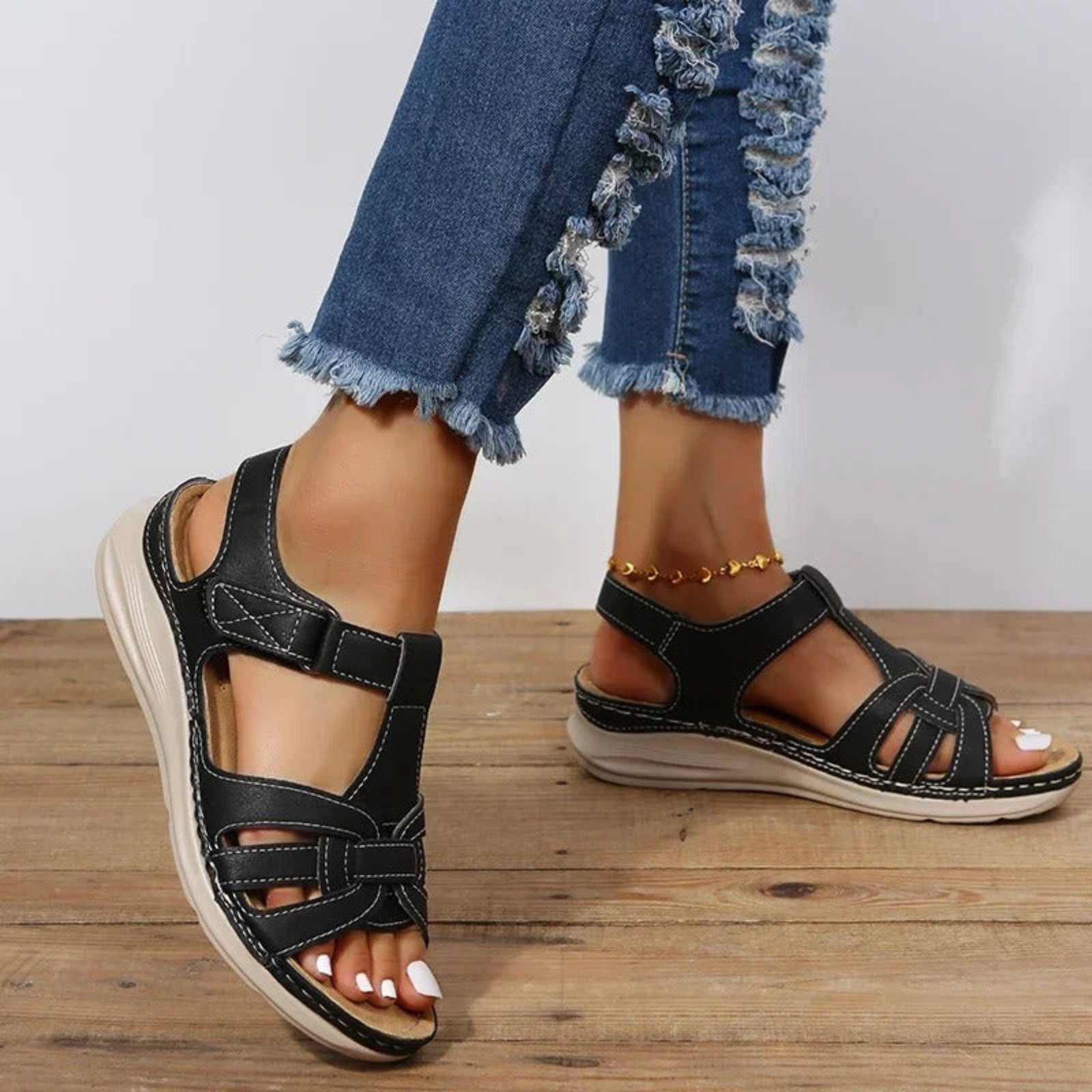 Sandales Femme Confortables et Pratiques pour Quotidien 1