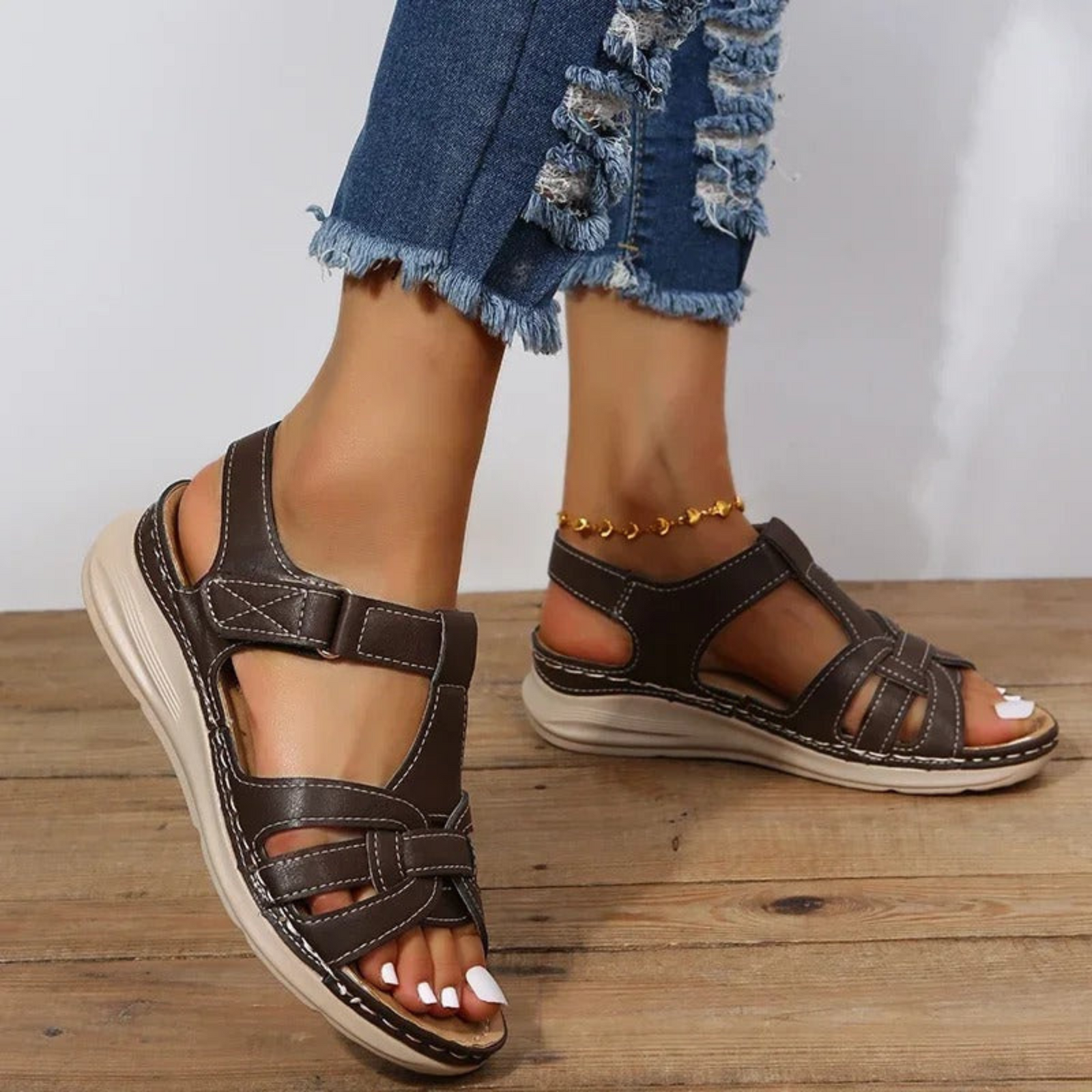 Sandales Femme Confortables et Pratiques pour Quotidien 4