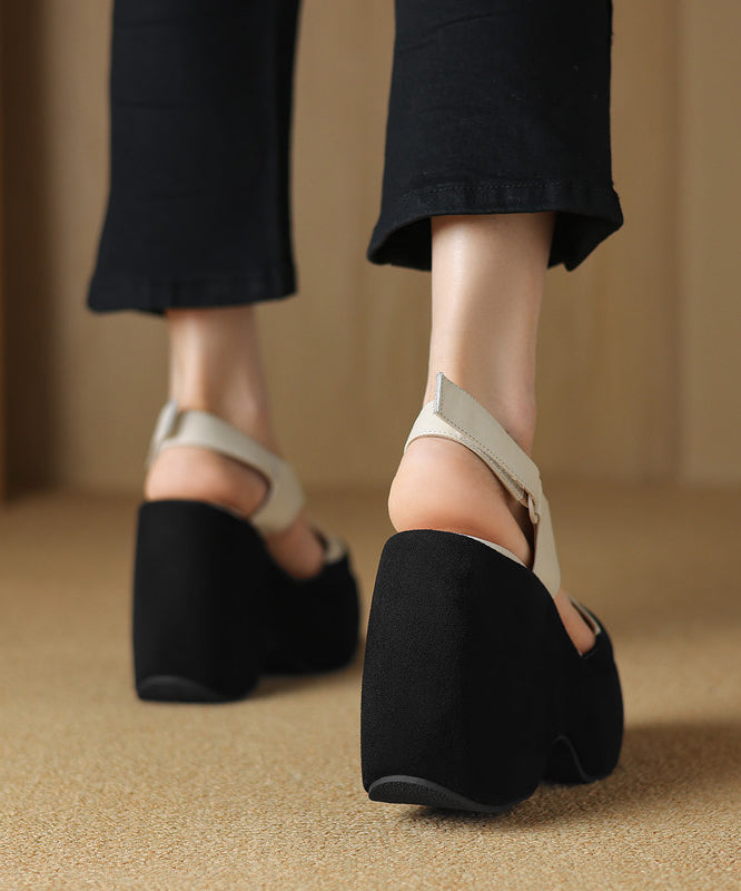 Sandales Femme Plateforme Tendance avec Talons Élevés 4