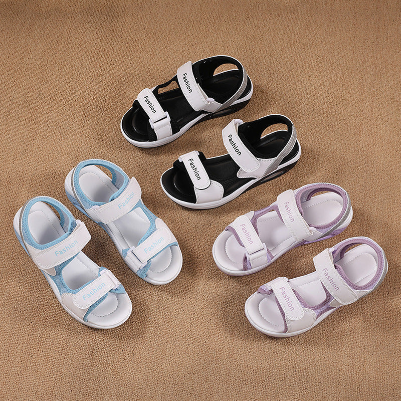 Sandales Femmes Confortables à Sangle Velcro pour Loisirs 4