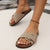 Sandales pour Femmes en Liège avec Design à Boucle 1