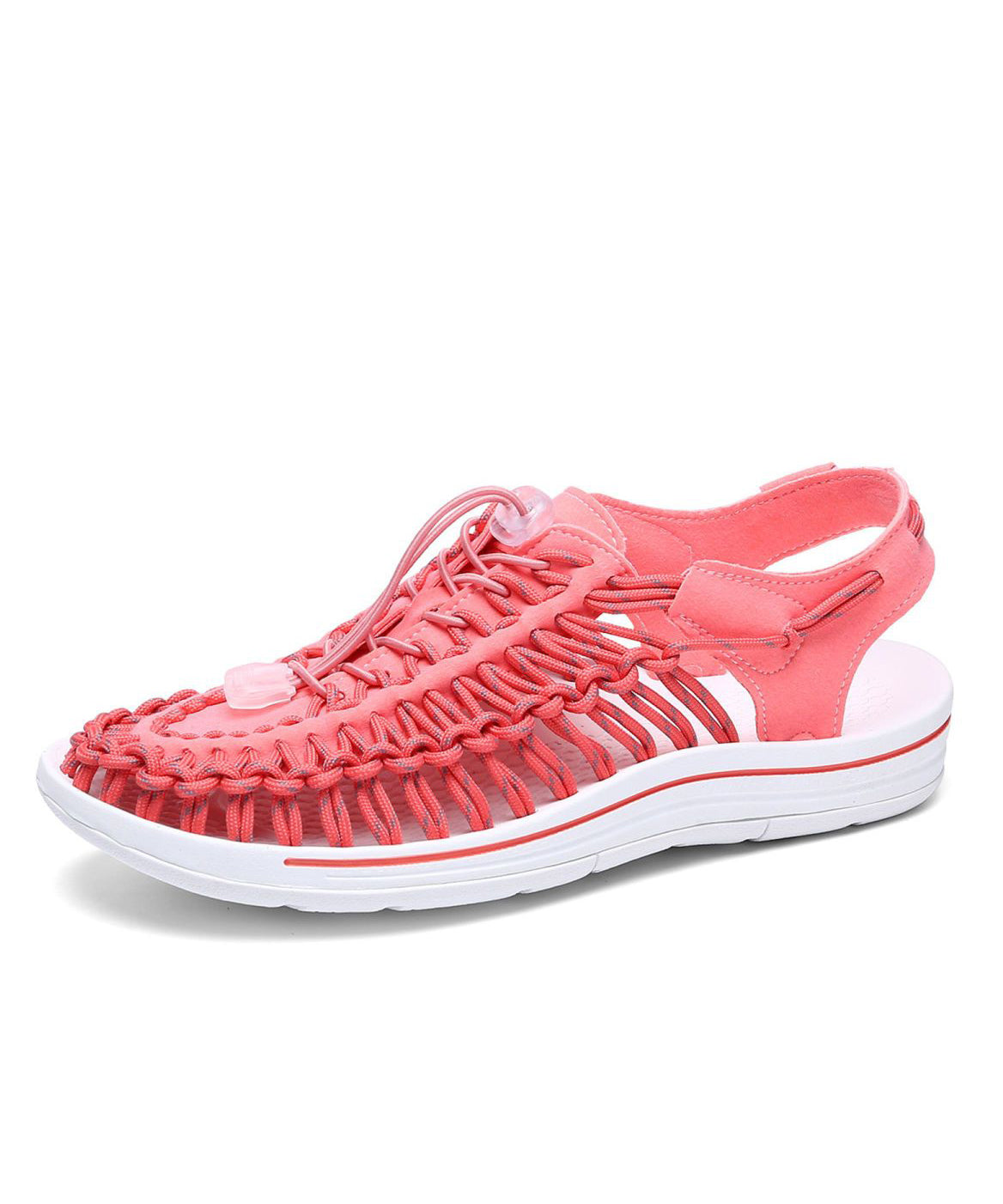 Sandales romaines tissées pour femme style estival 3