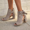 Sandales Compensées Femme Orthopédiques à Talons Hauts Synthétique-4