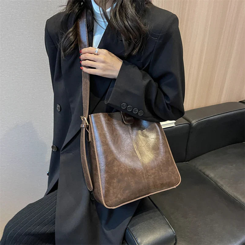 Sac Bandoulière Femme Vintage Chic Cuir 6