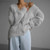 Variant image for Gilet Femme Chic en Tricot Doux 100% Acrylique-10