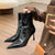 Variant image for Bottes Pour Femmes Élégantes En Cuir Synthétique À Talon Étroit-6