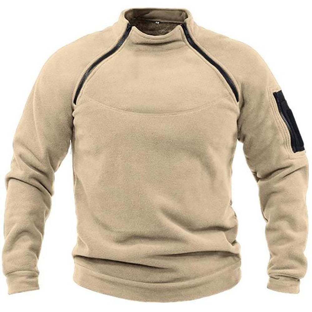 Gilet de Chasse Tactique Homme Résistant en Tissu avec Doublure en Toison 4