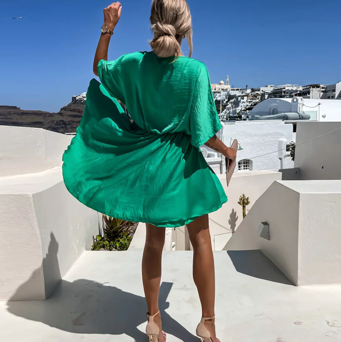 Robe d'été Femme Aérée Chic 100% Coton 5