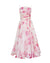 Variant image for Robe Femme Asymétrique Imprimée 100% Polyester Chic-9