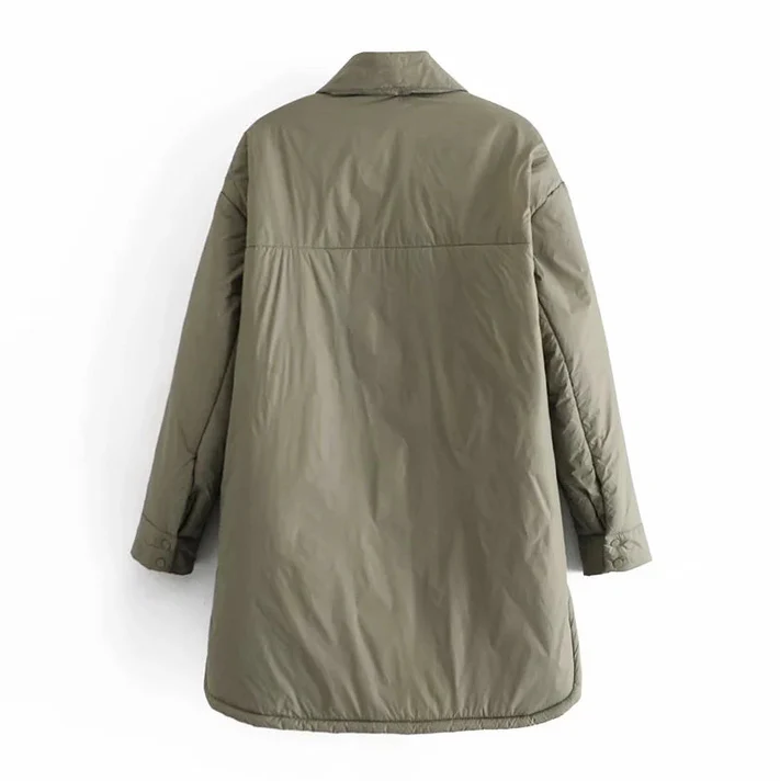 Veste Hiver Femme Polyvalente en Matériau Durable-2