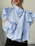 Chemisier Femme Chic Surdimensionné en Coton Doux-5