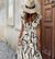 Robe Femme Rayée Élégante en Coton Doux-2