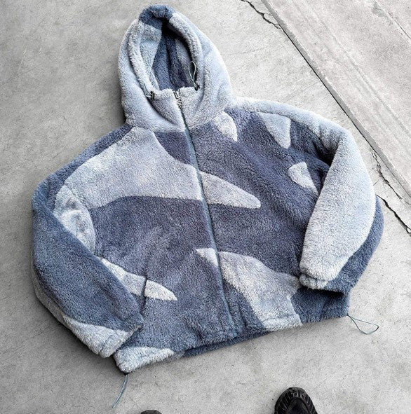 Variant image for Veste Homme En Laine D'Agneau Fermeture Éclair Confortable-20