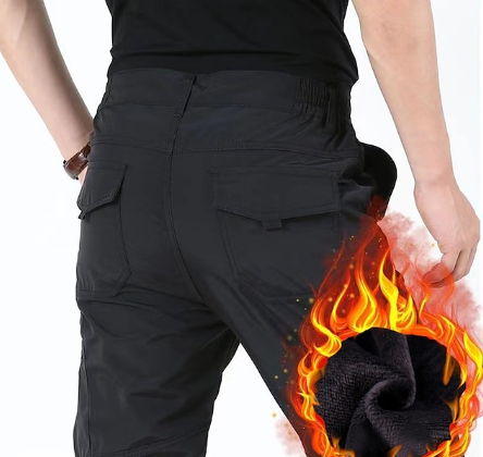 Variant image for Pantalon Cargo Homme Hiver Décontracté Matériau Résistant-17