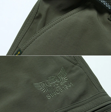 Pantalon Cargo Homme Hiver Décontracté Matériau Résistant-4