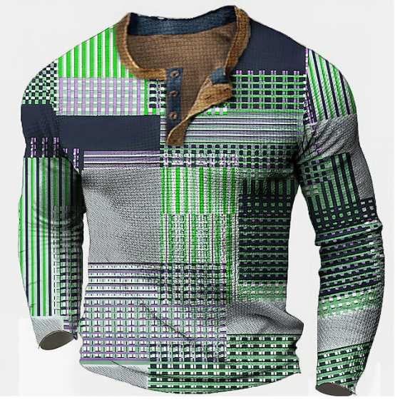 Variant image for Pull Homme Hiver Maille Gaufrée 100% Coton Design Italien-17