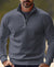 Variant image for Pull Homme Hiver Quart-Zipper Confortable-25