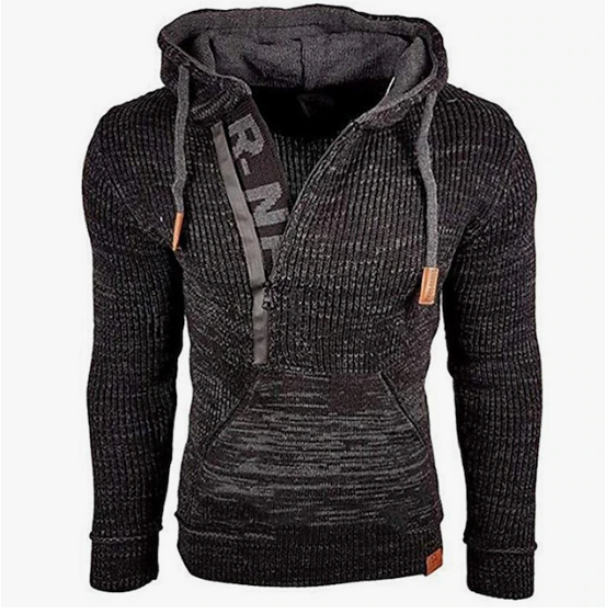 Variant image for Pull Homme Vintage en Laine Col Roulé pour Hiver-25