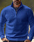 Variant image for Pull Homme Hiver Quart-Zipper Confortable-38