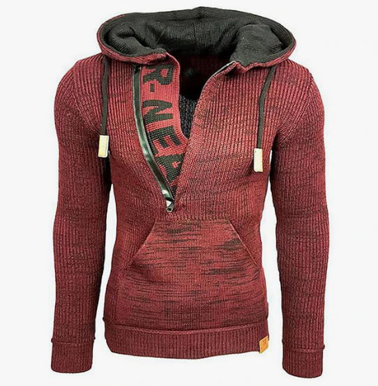 Variant image for Pull Homme Vintage en Laine Col Roulé pour Hiver-49