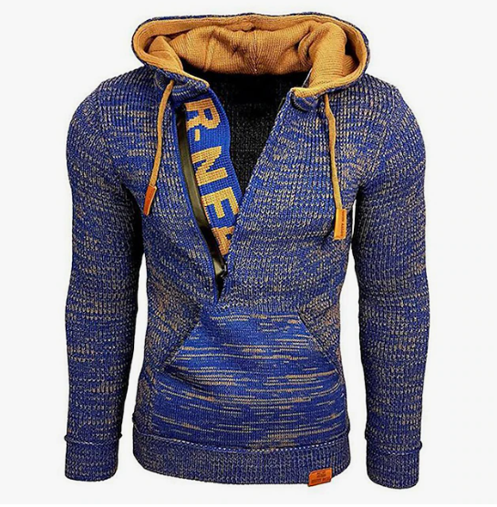 Variant image for Pull Homme Vintage en Laine Col Roulé pour Hiver-57