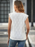 Haut Femme Élégant Col en V Brodé Tissu Léger-2
