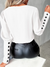 Blouse Femme Décontractée Col en V Moderne 100% Polyester-5