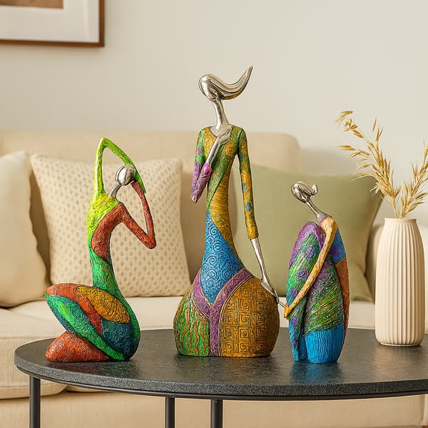 Sculpture Abstraite Artistique en Résine 3