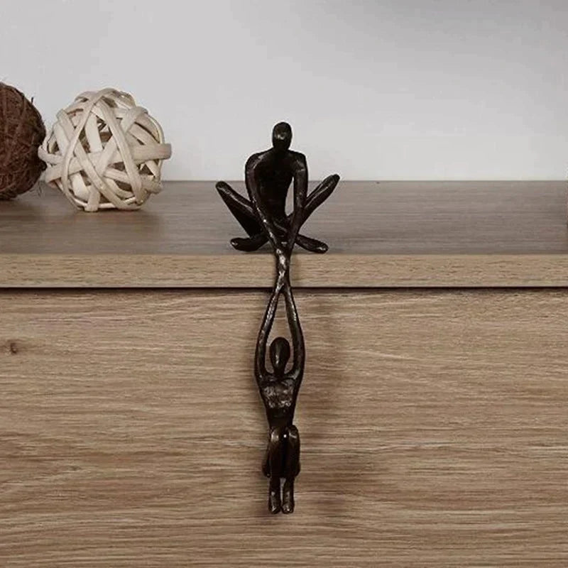 Sculpture Décorative de Amour et Force 1