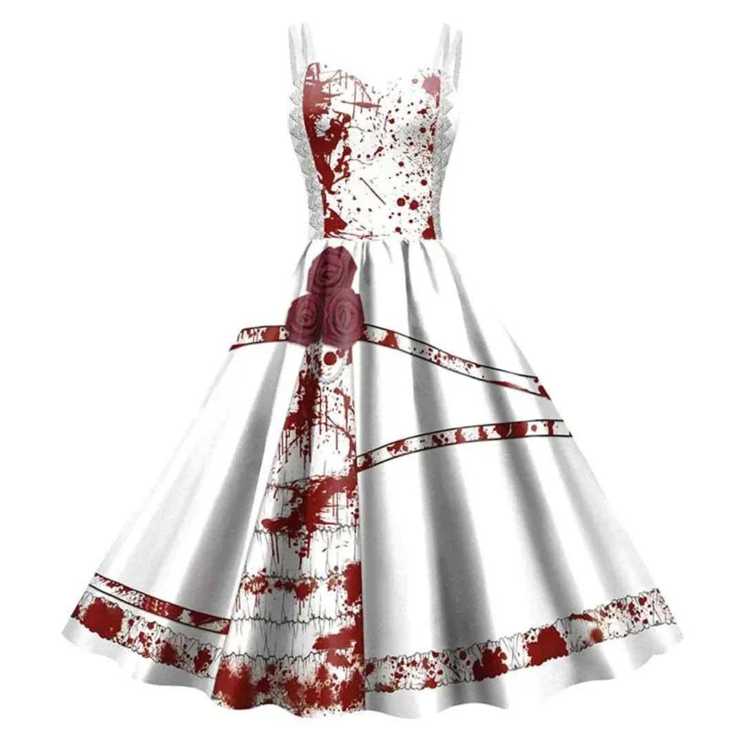 Variant image for Robe Femme A-Line Gothique 100% Polyester-9