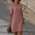 Robe d'Été Femme Chic en Tissu Doux Longue-6