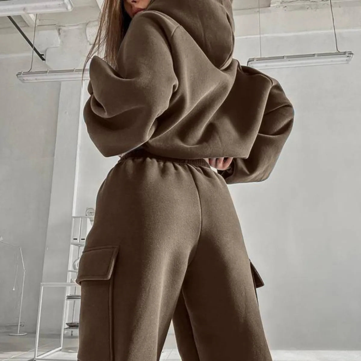 Survêtement Femme Confortable Coton Moderne Ajusté 3