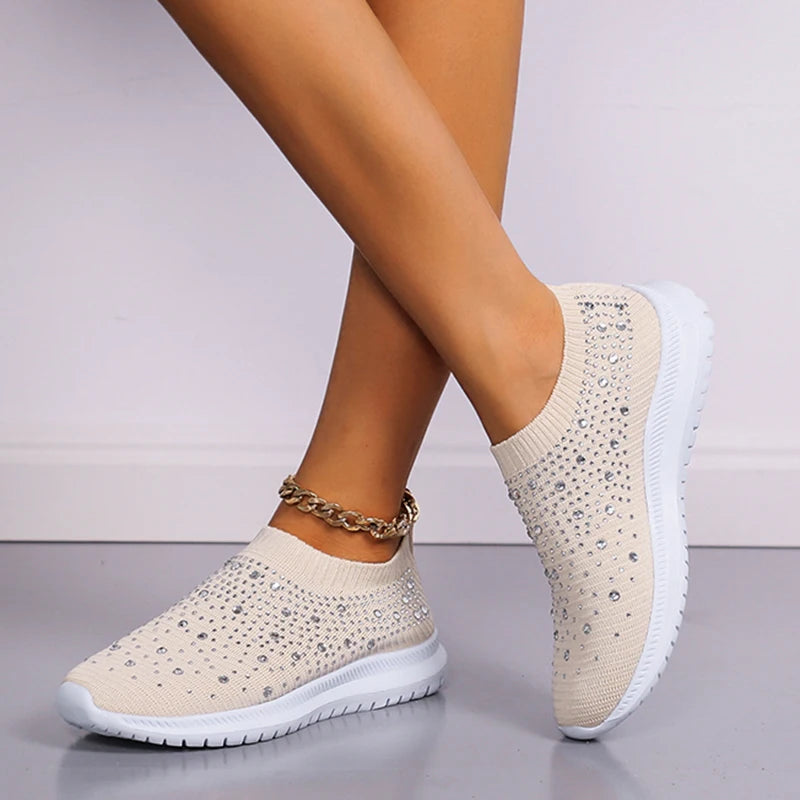Baskets en maille respirante pour femme